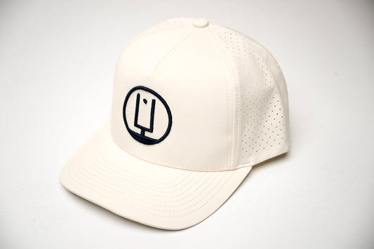 Vintage White & Navy