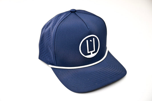 Navy & White Rope Hat