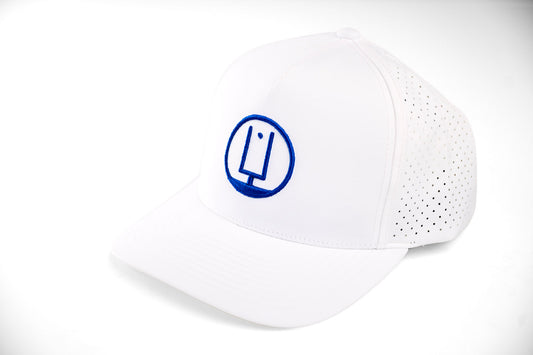 White and Royal Cap