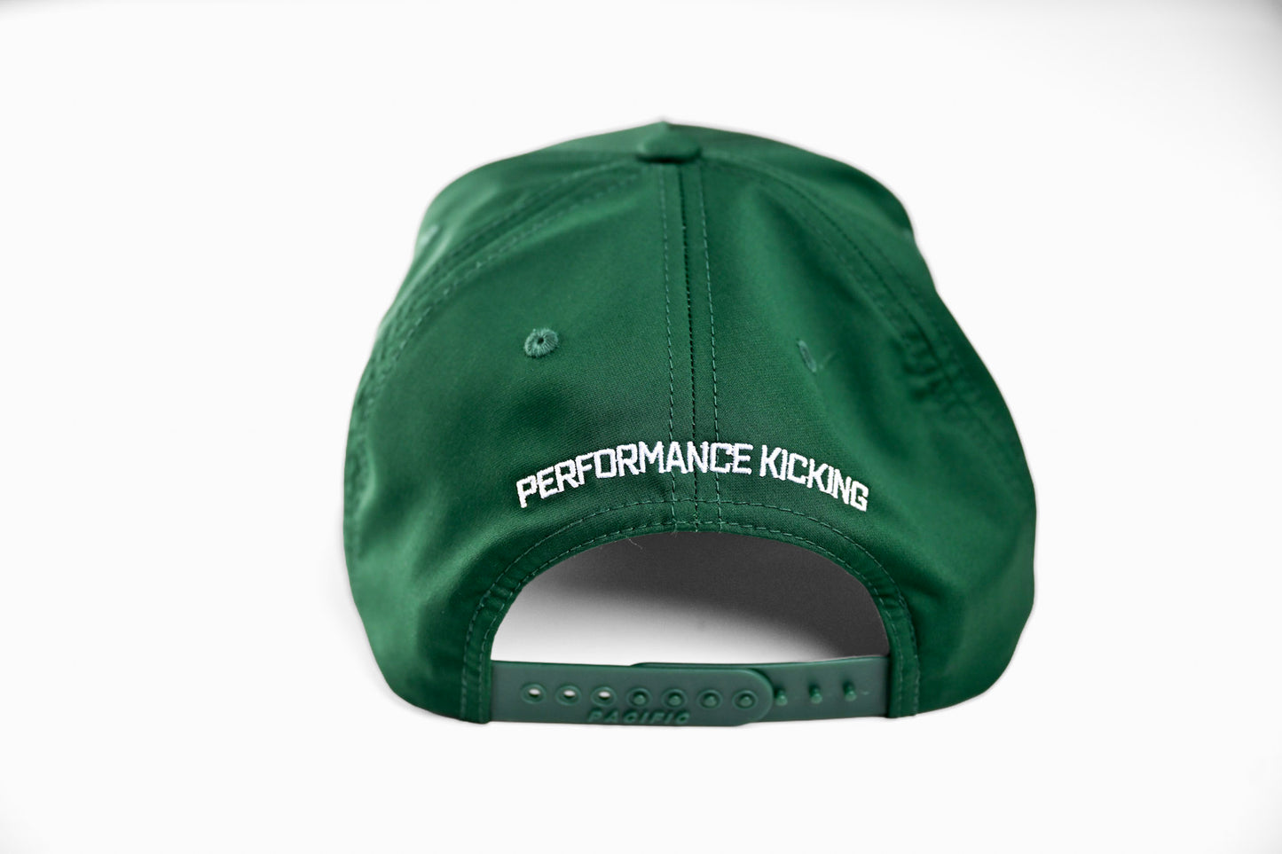 Dark Green and White Rope Hat