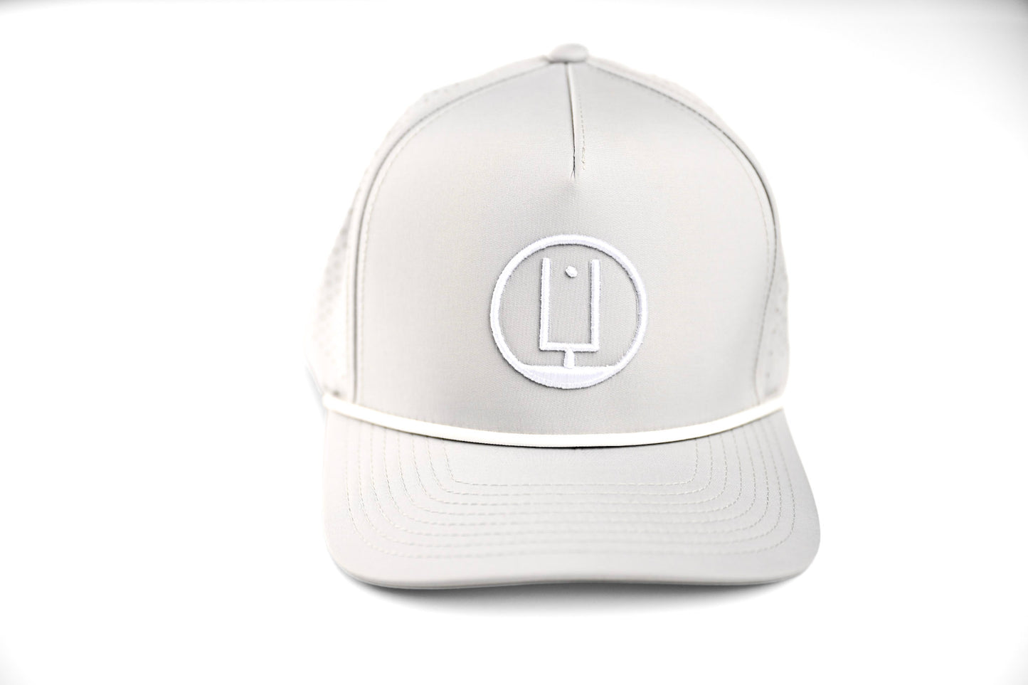 Silver and White Rope Hat