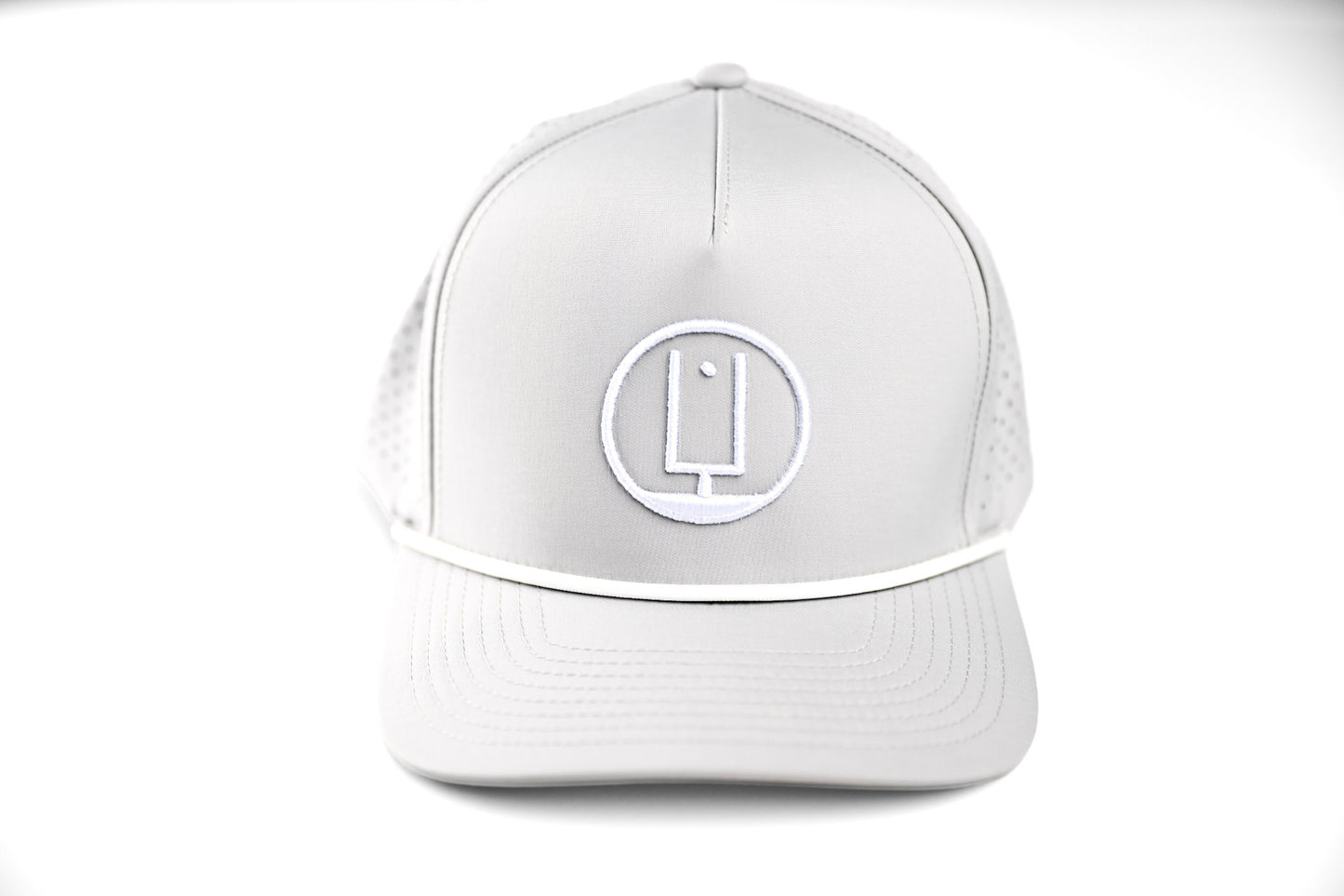 Silver and White Rope Hat