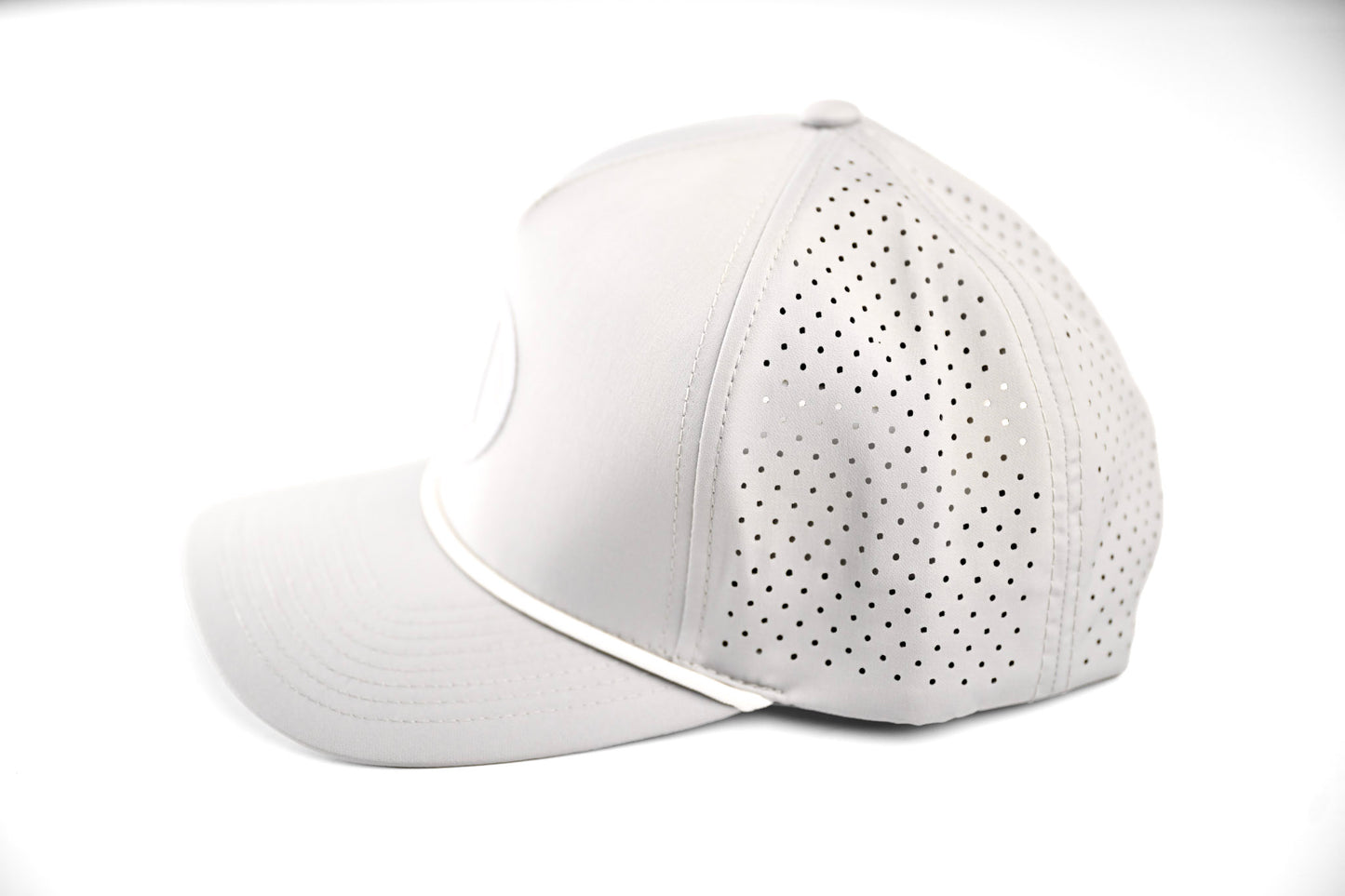 Silver and White Rope Hat