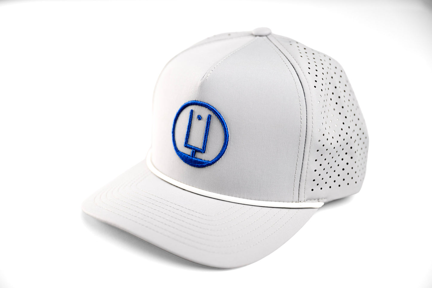 Silver and Royal Rope Hat