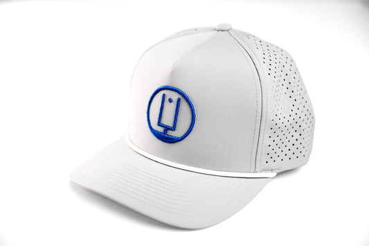 Silver and Royal Rope Hat