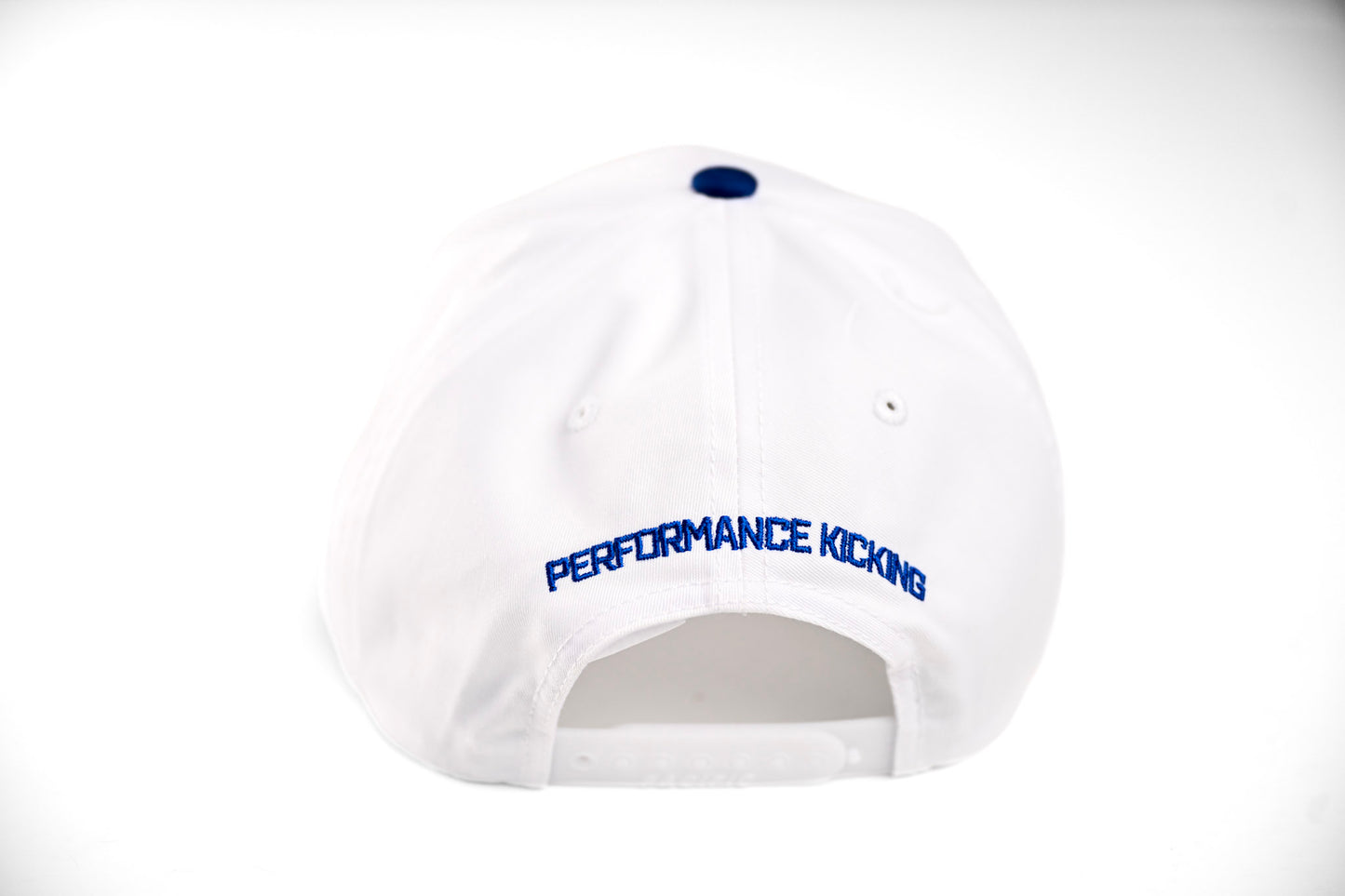 White and Royal Snapback Cap
