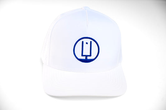 White and Royal Cap