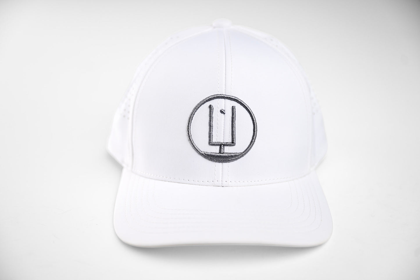 White and Silver Cap