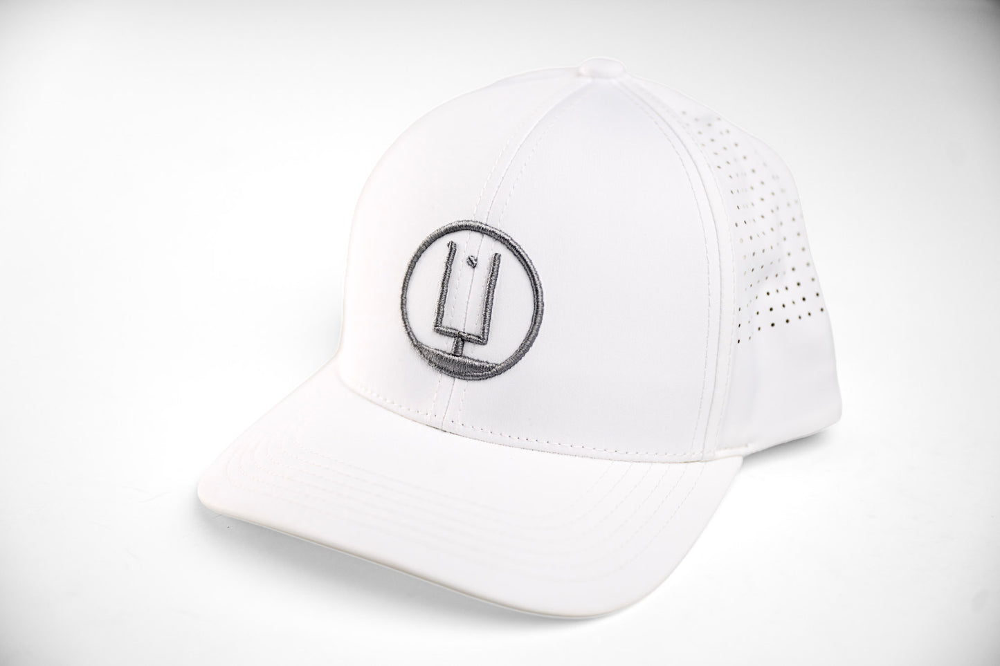 White and Silver Cap