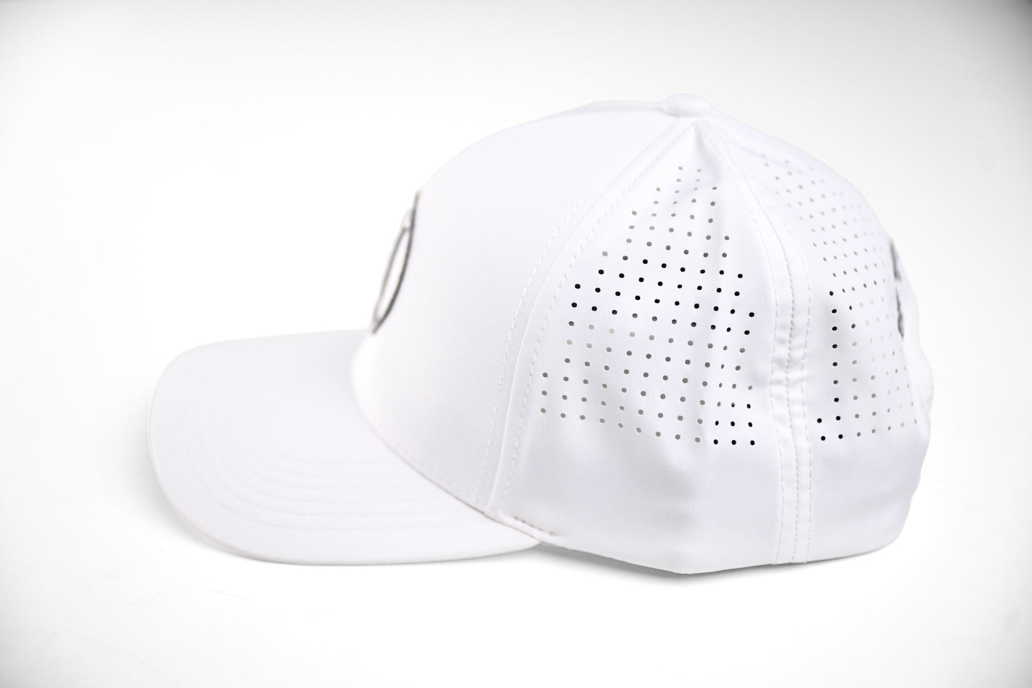 White and Silver Cap